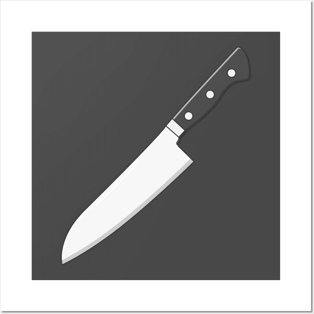 Kitchen Knife Wall Art by KH Studio